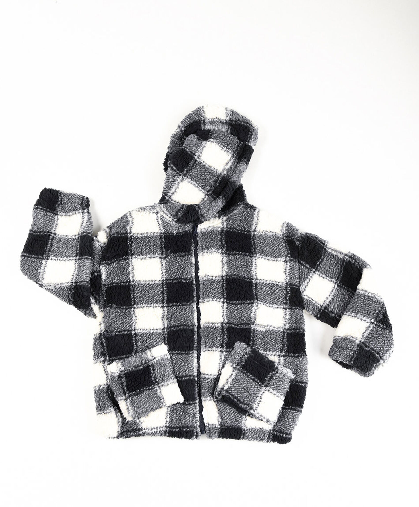 Polerón niña chiporro cuadros Polerón niña chiporro cuadros