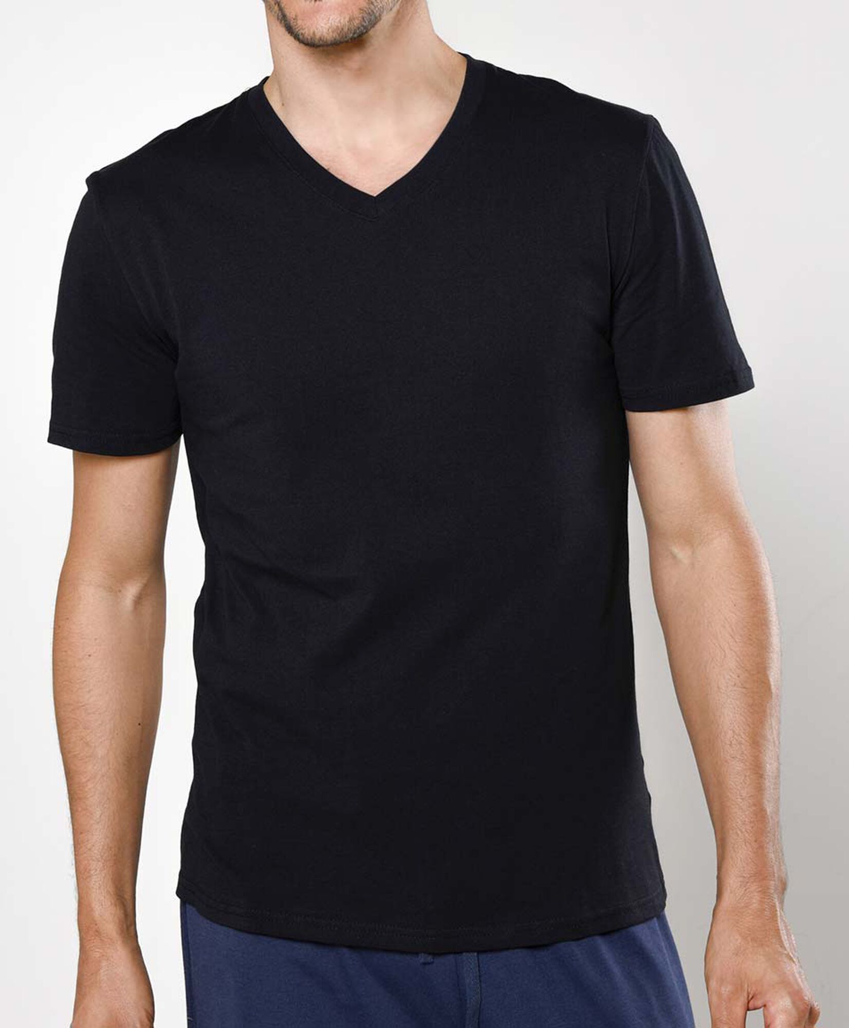 Camiseta manga corta cuello en v Camiseta manga corta cuello en v