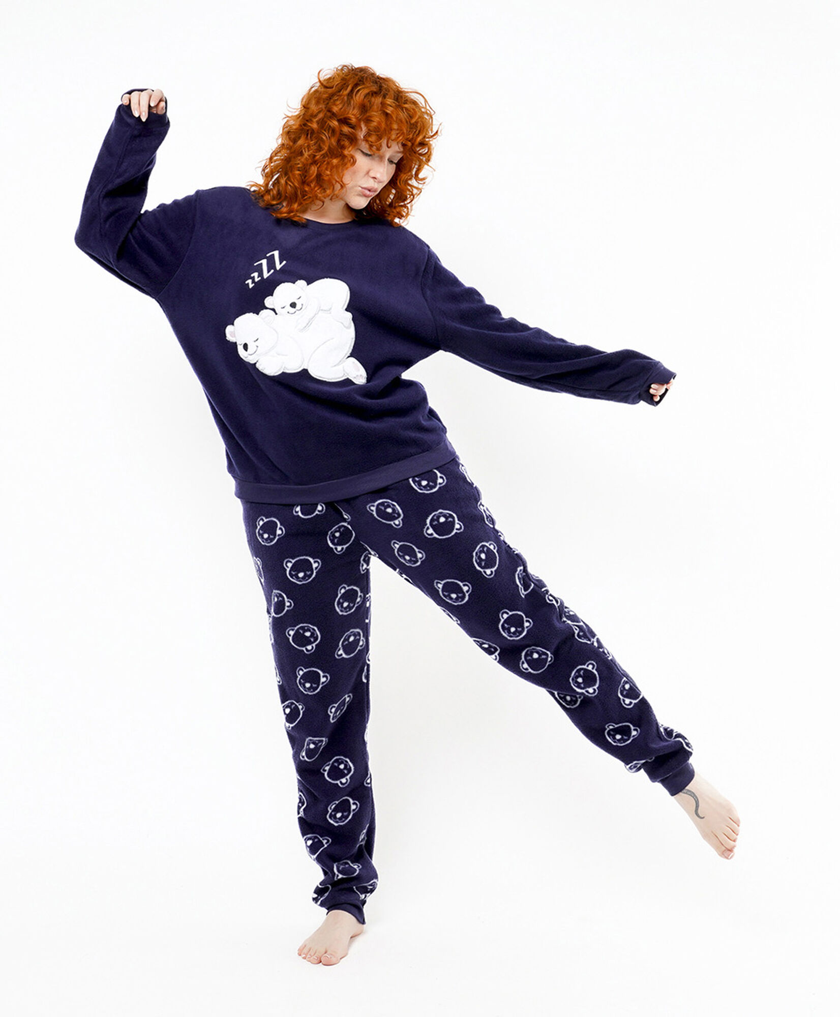 Pijama mujer polar ositos Pijama mujer polar ositos