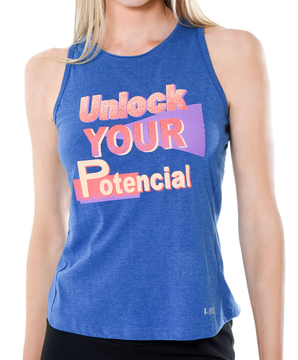 Polera deportiva  print