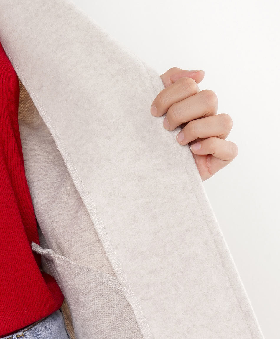 Abrigo mujer elegante white