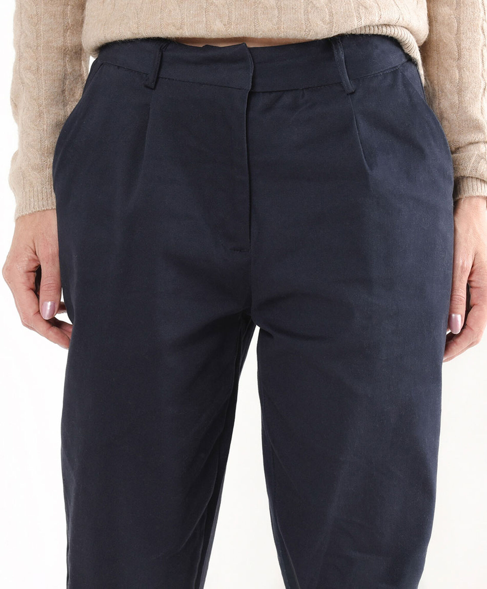 Pantalón mujer recto liso Pantalón mujer recto liso