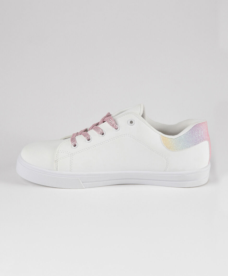 Zapatilla infantil brillos