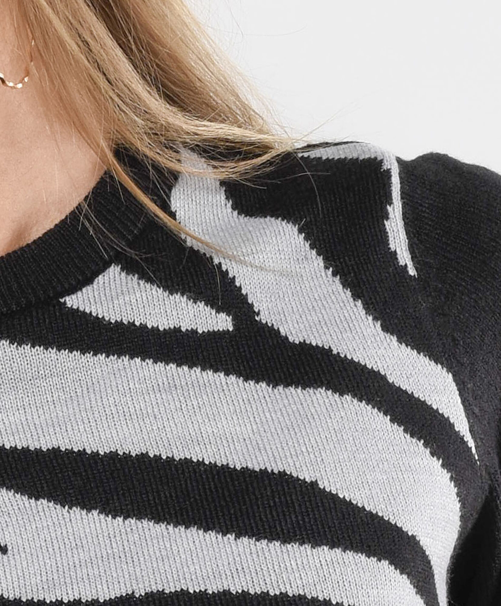 Sweater mujer animal print cebra Sweater mujer animal print cebra
