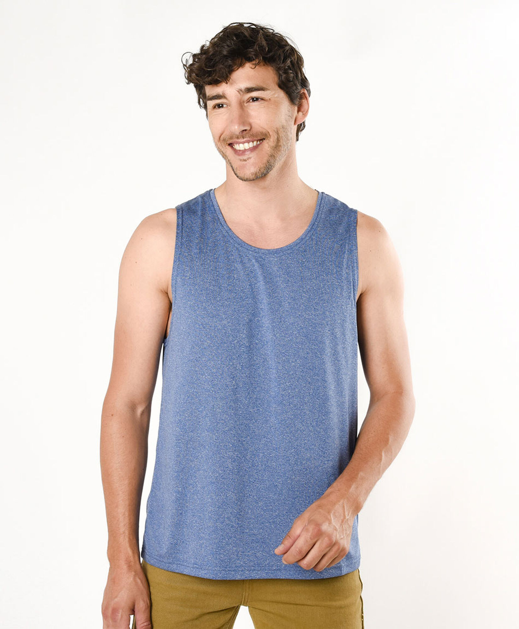 Polera hombre sin mangas colores Polera hombre sin mangas colores