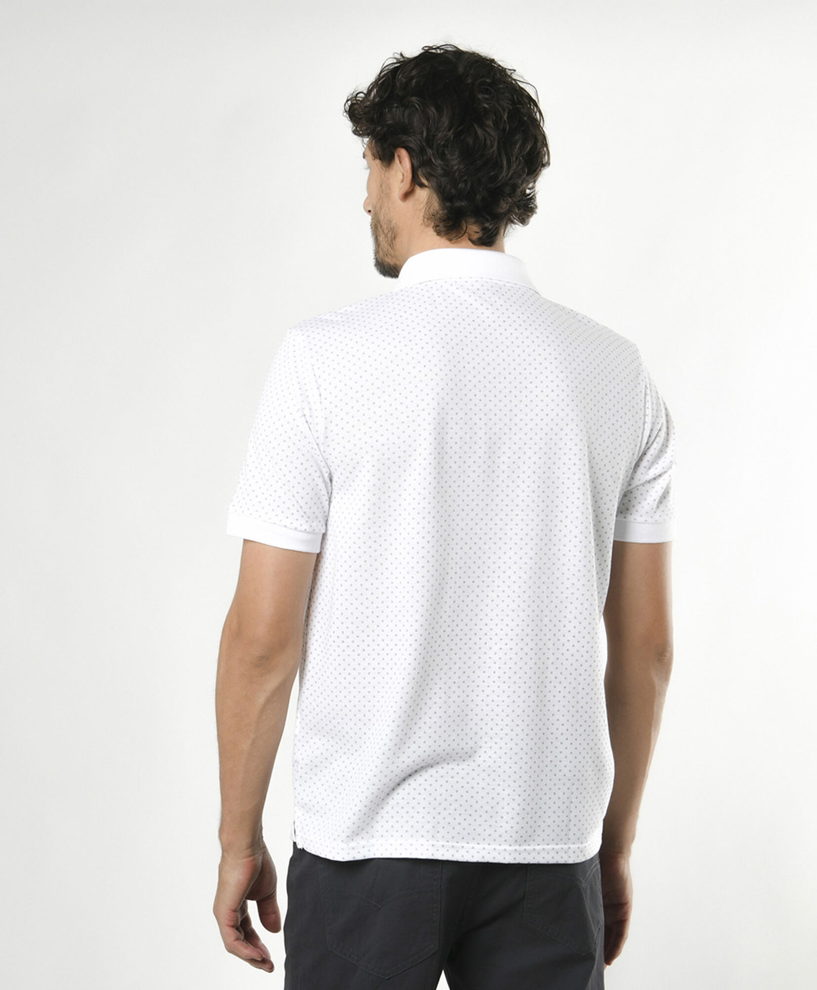 Polera hombre cuello piqué puntos Polera hombre cuello piqué puntos