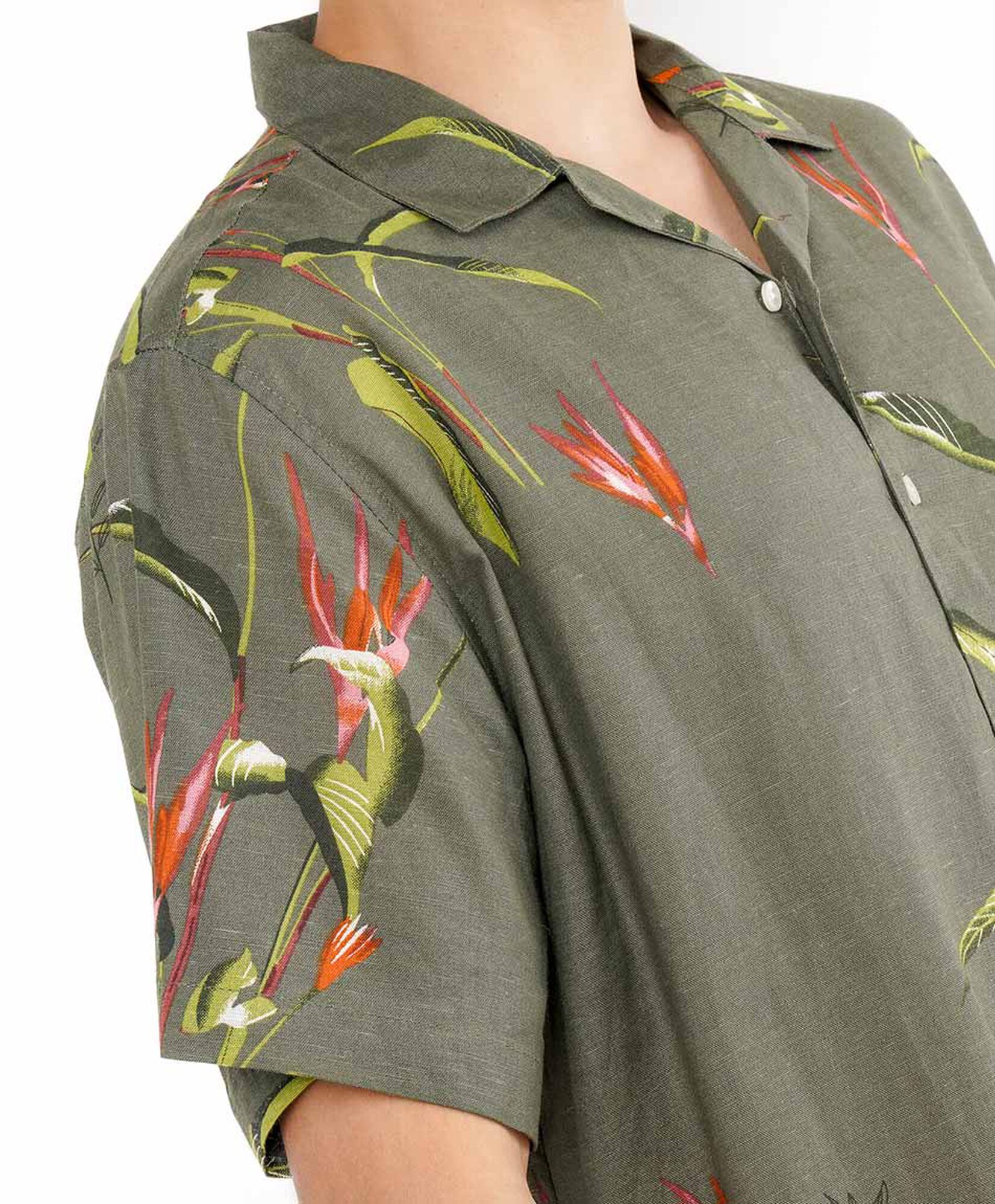 Camisa hombre print flor Camisa hombre print flor