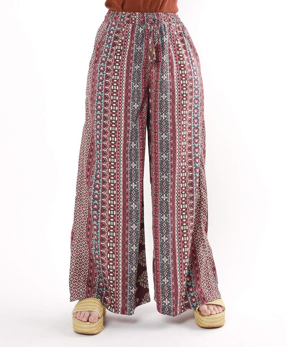 Pantal&oacute;n mujer print lineal