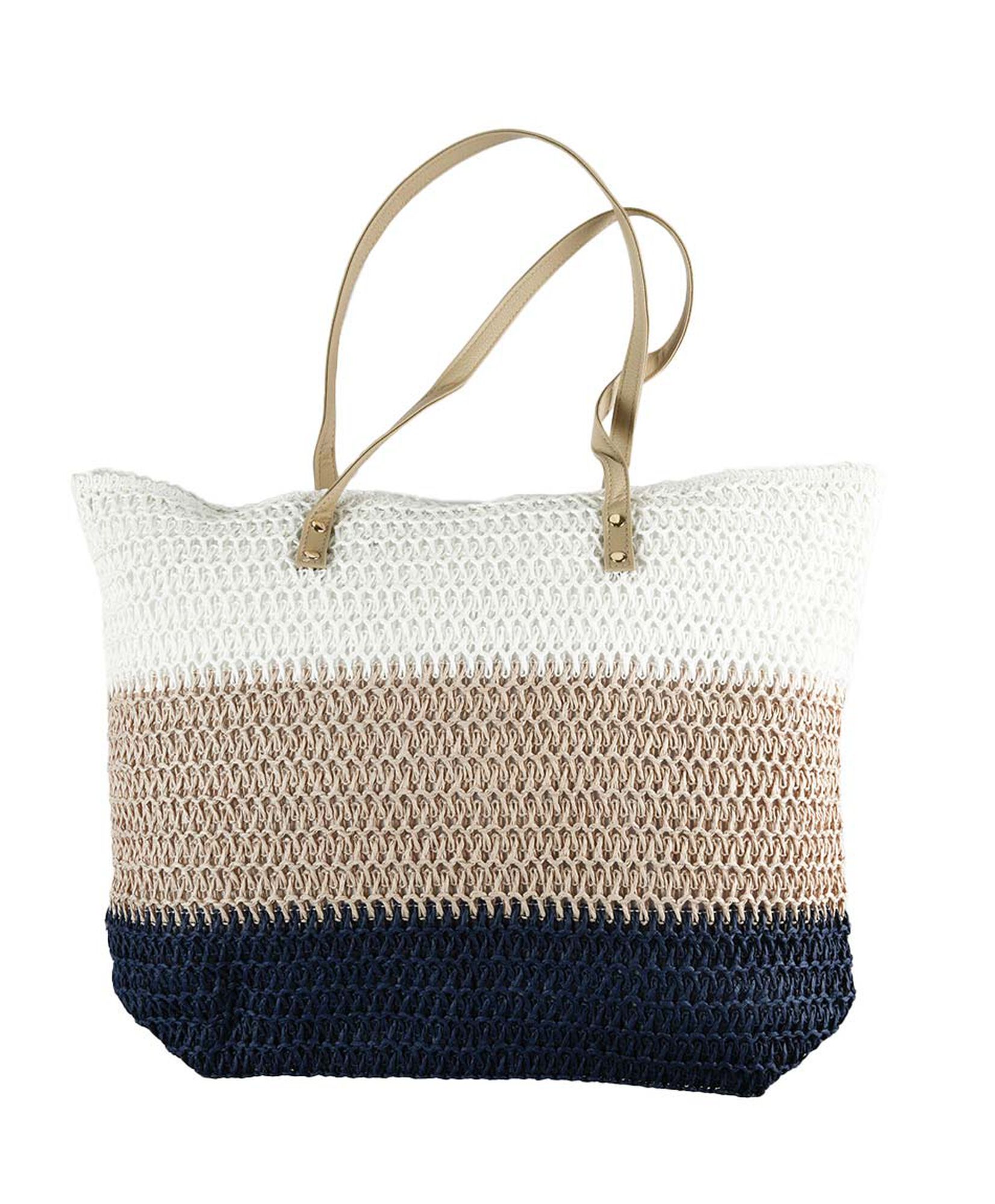Bolso de playa tricolor Bolso de playa tricolor
