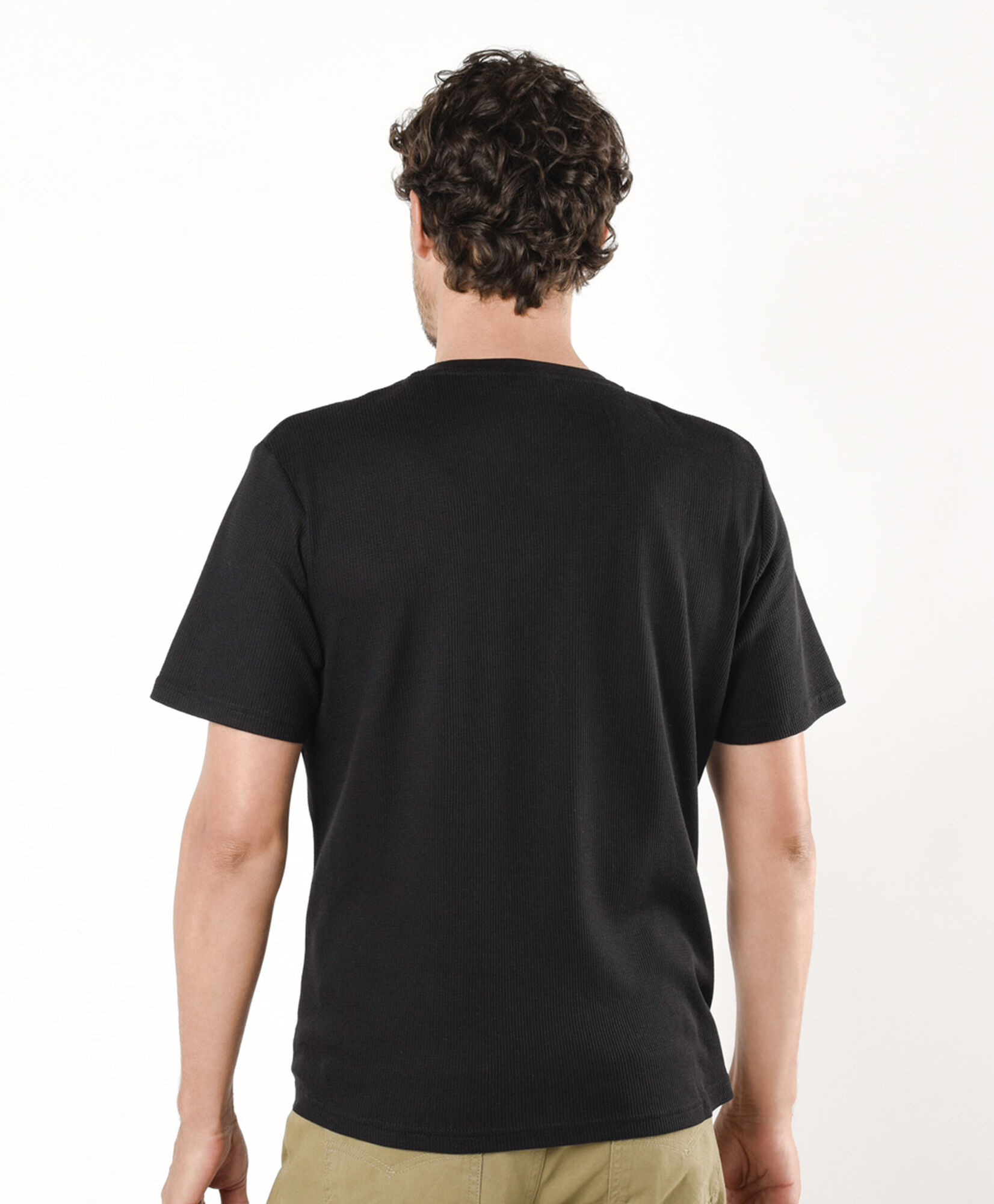 Polera hombre textura bolsillo Polera hombre textura bolsillo