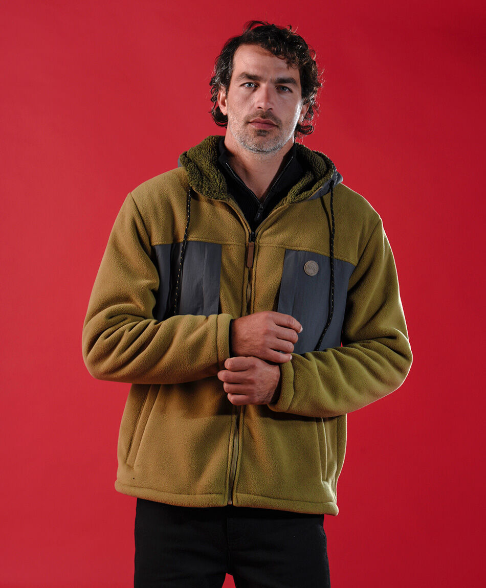 Chaqueta hombre forrada polar