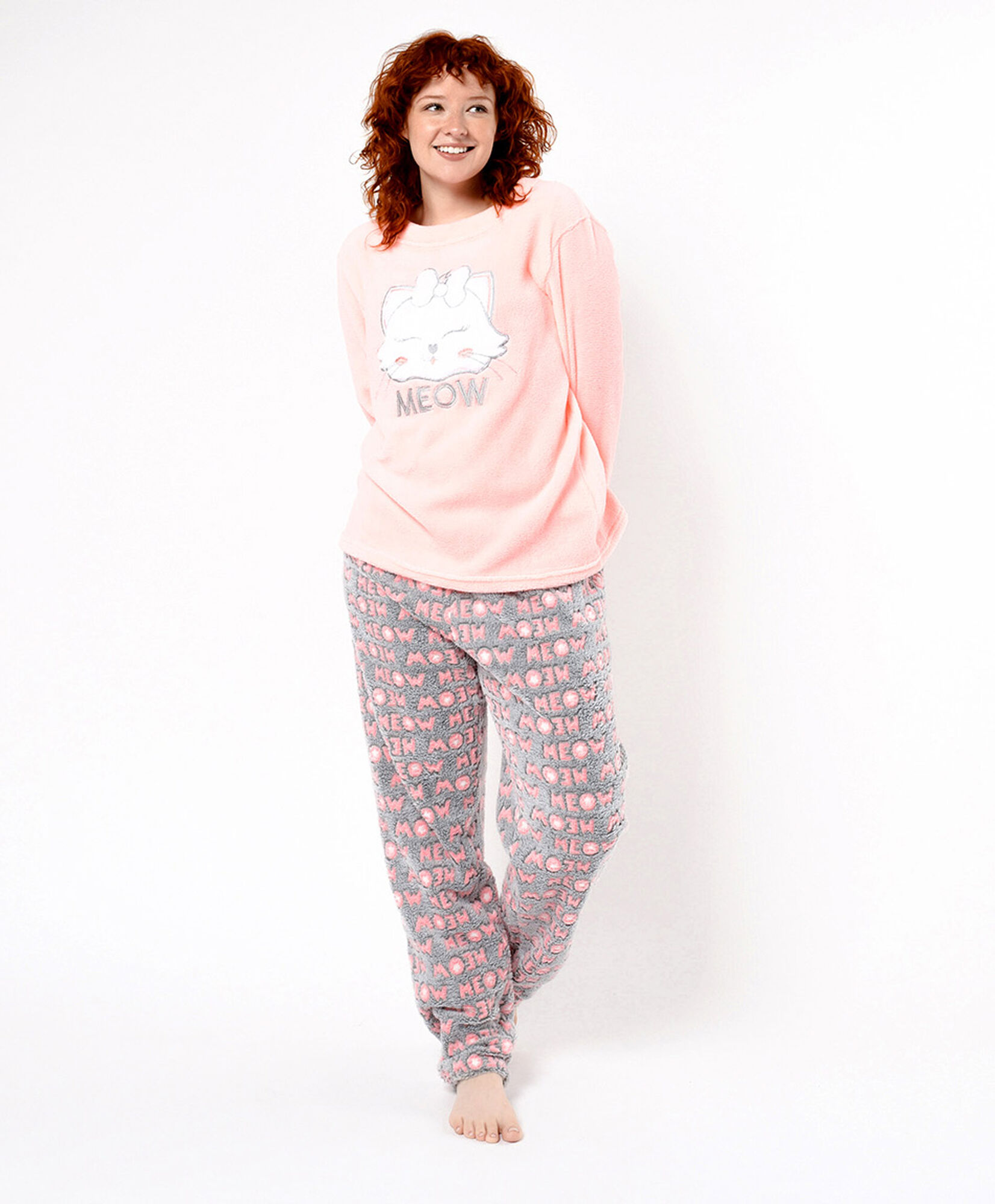 Pack pijama + calcetines mujer gato Pack pijama + calcetines mujer gato