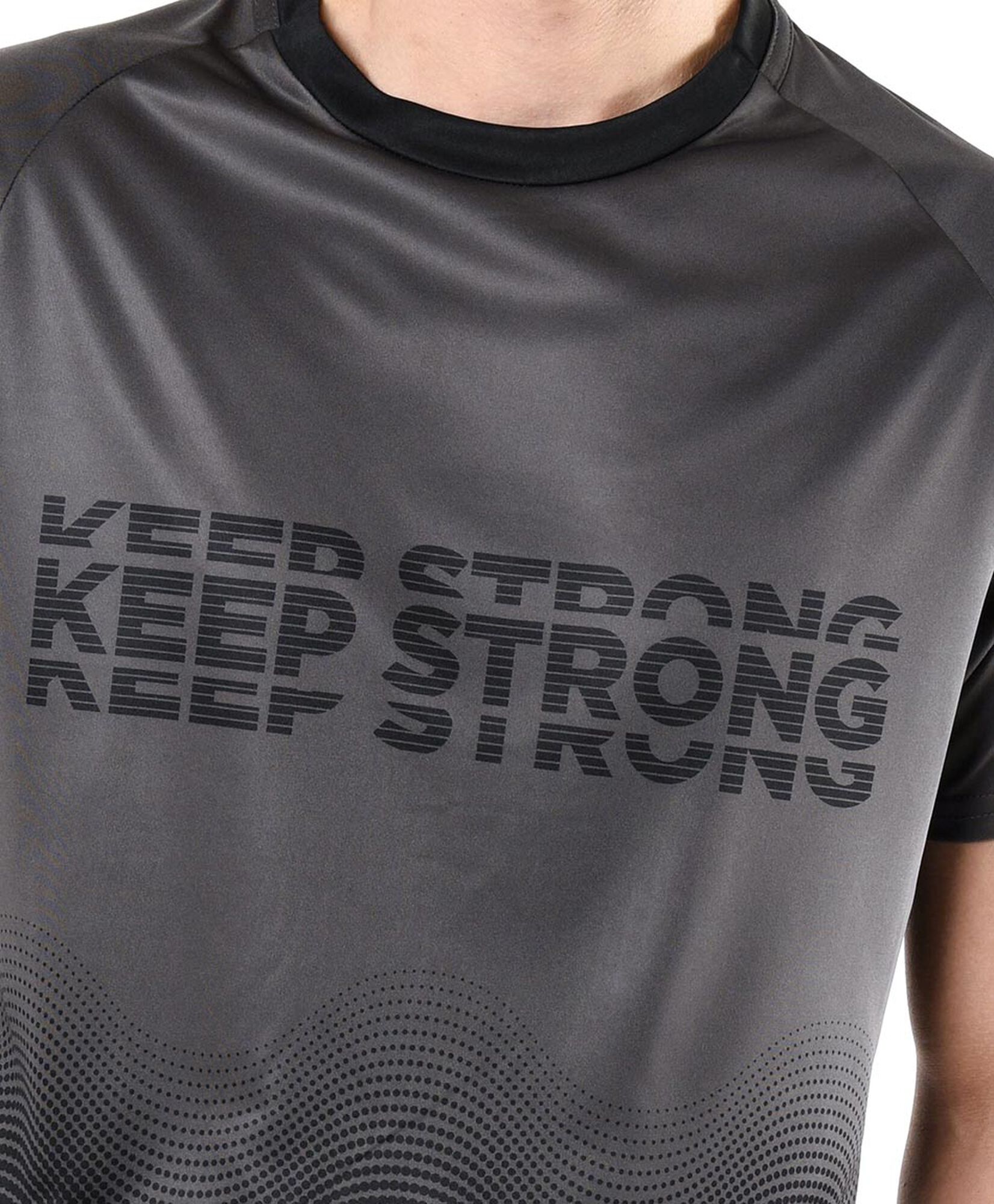Polera deportiva hombre frase degradé Polera deportiva hombre frase degradé