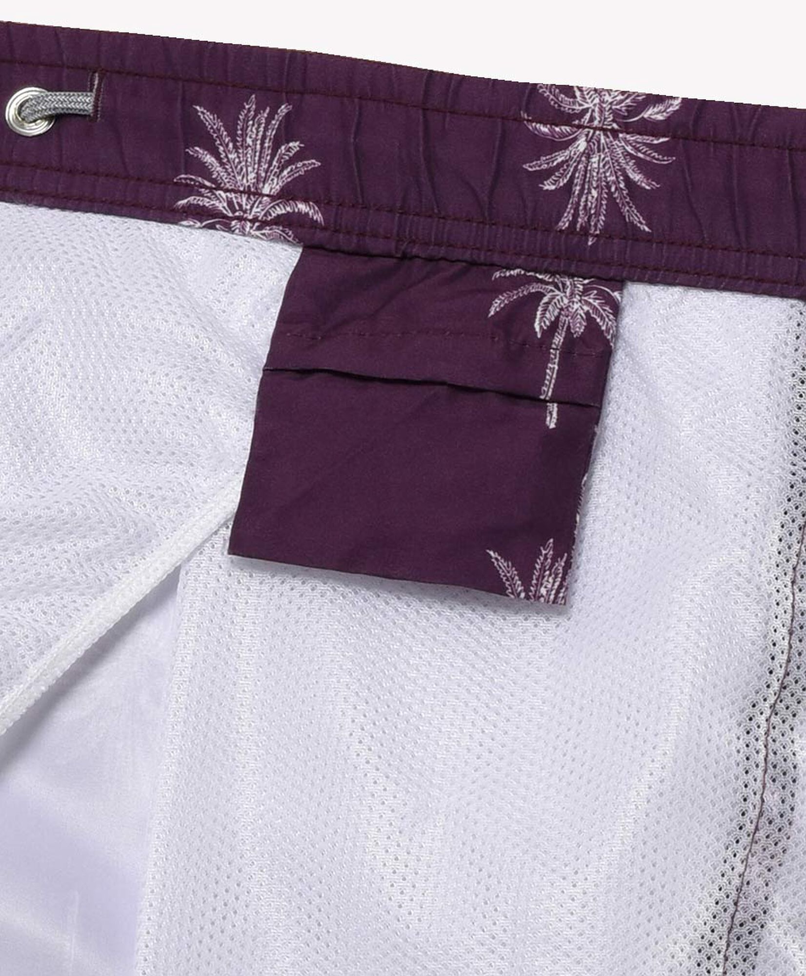 Traje de baño hombre palmeras burdeo Traje de baño hombre palmeras burdeo