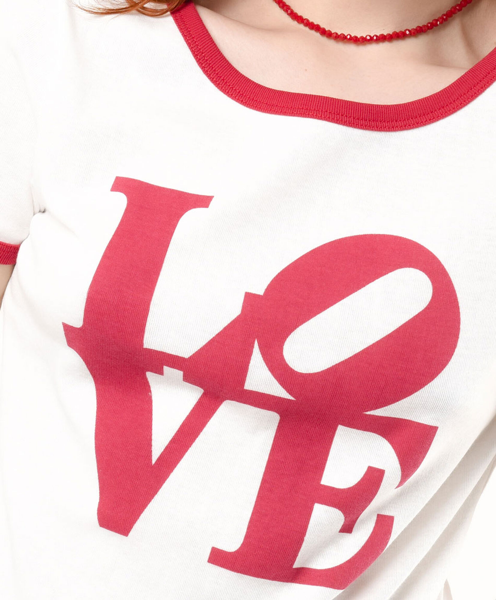 Polera mujer love bicolor Polera mujer love bicolor