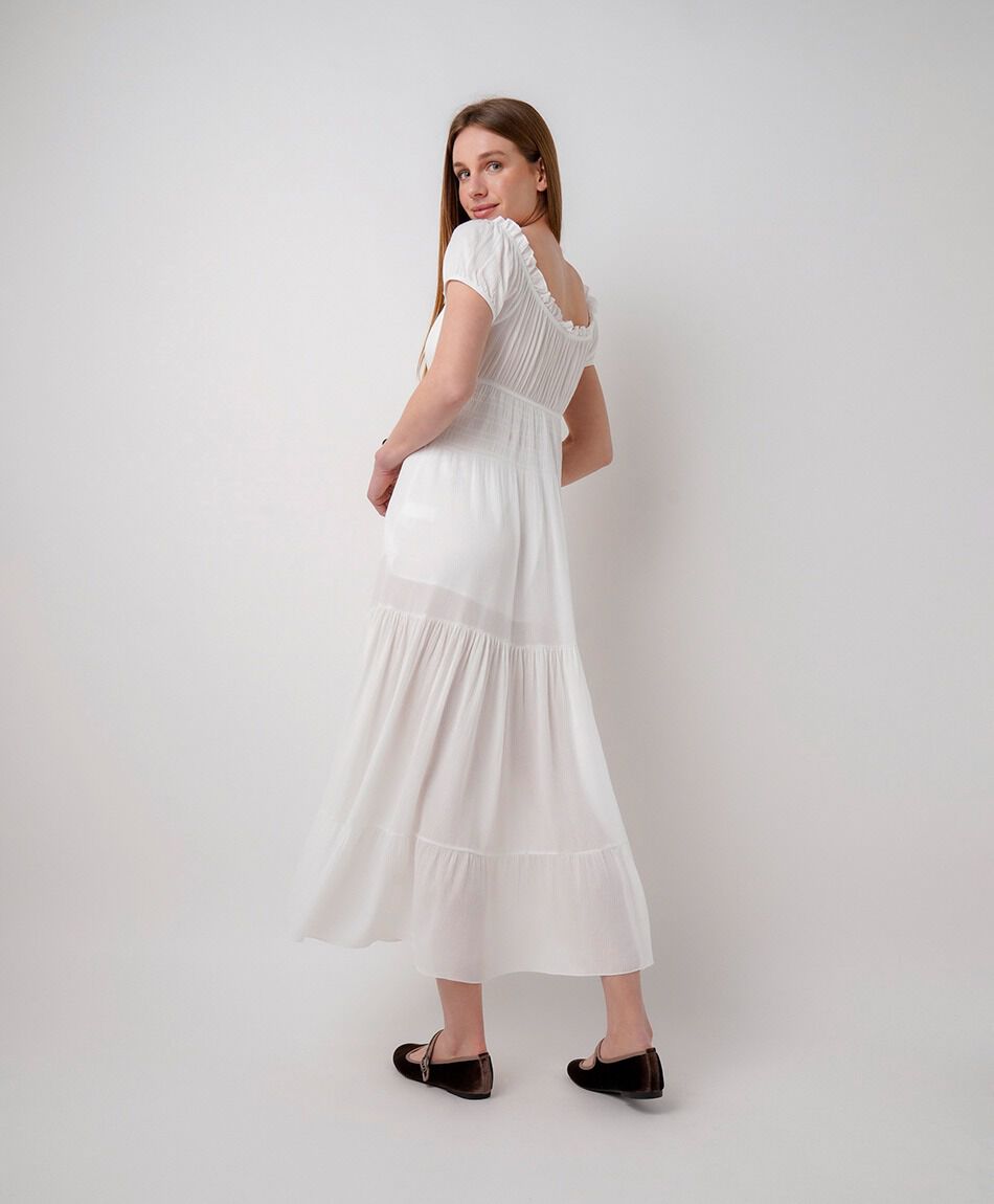Vestido mujer pisos botones