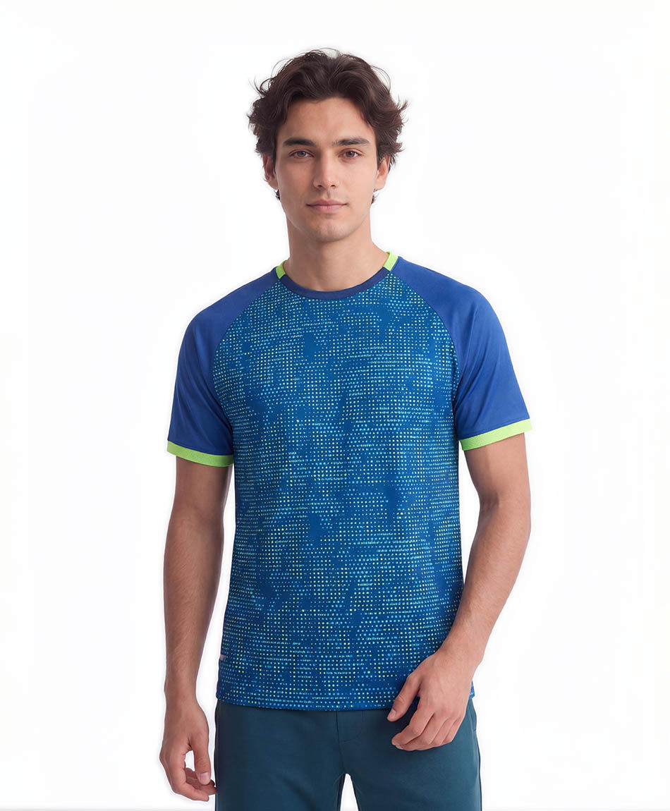 Polera deportiva hombre dise&ntilde;o puntos