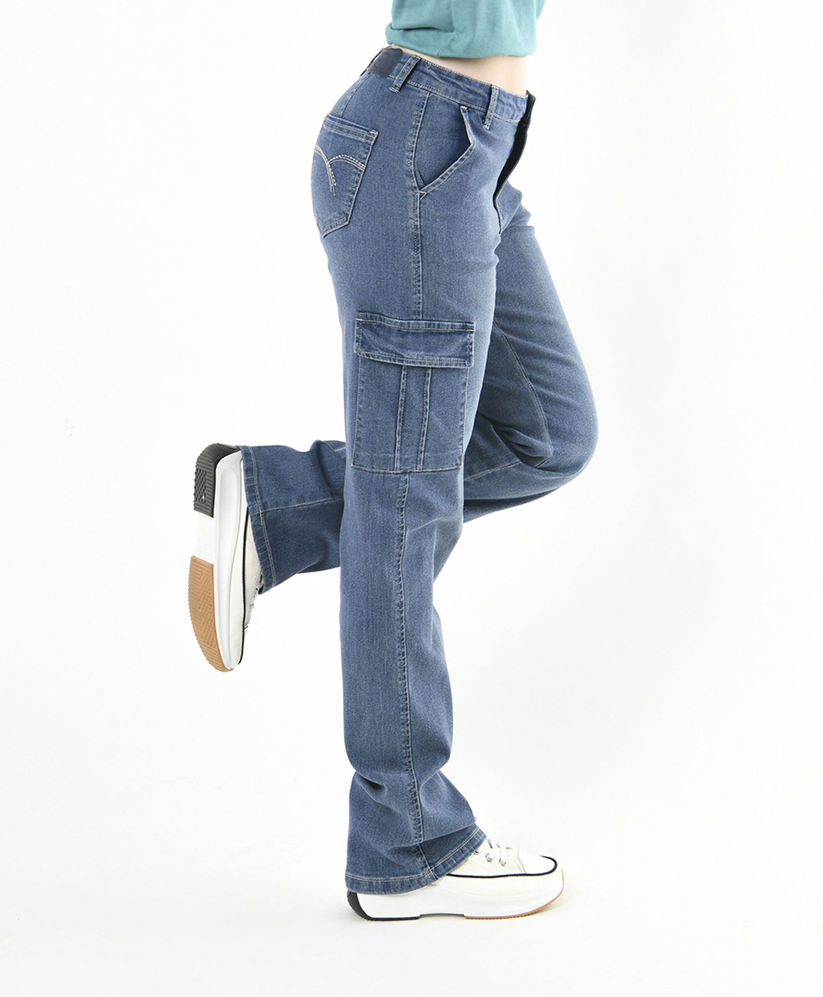 Jeans mujer cargo Jeans mujer cargo