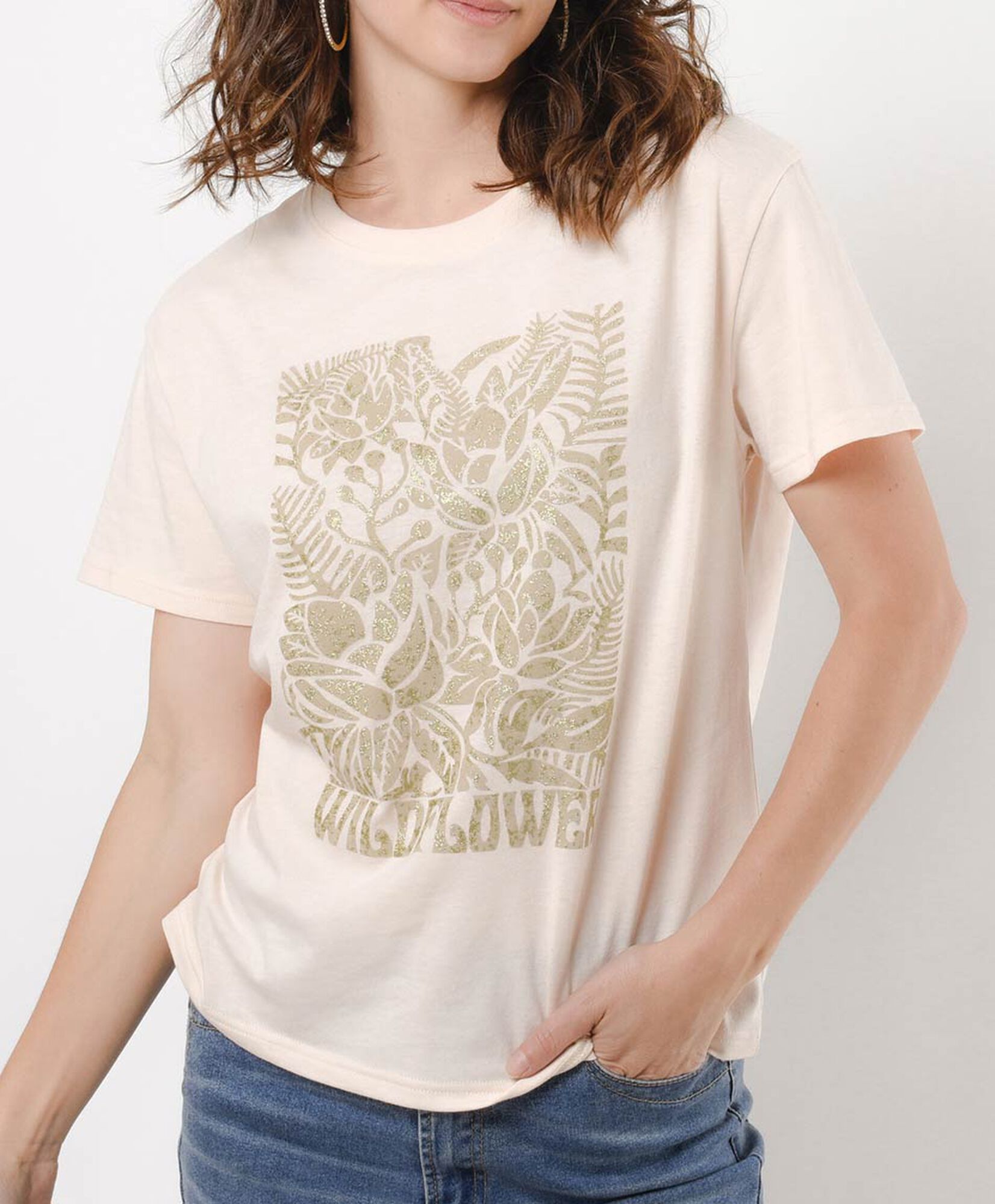 Polera mujer estampado wildflower Polera mujer estampado wildflower