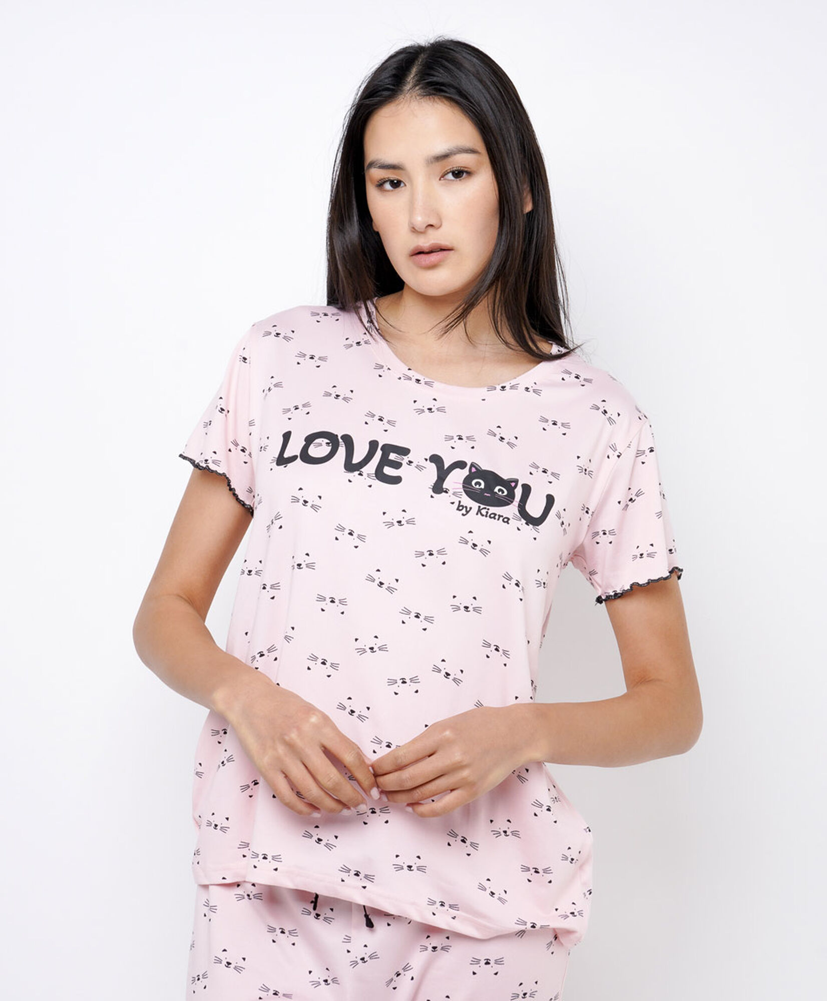 Pijama mujer love you cat Pijama mujer love you cat