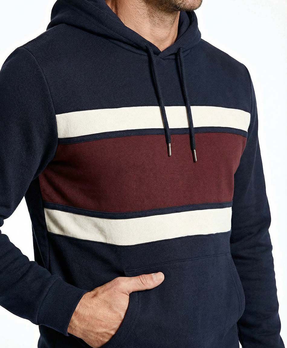 Poler&oacute;n hombre canguro linea blanca