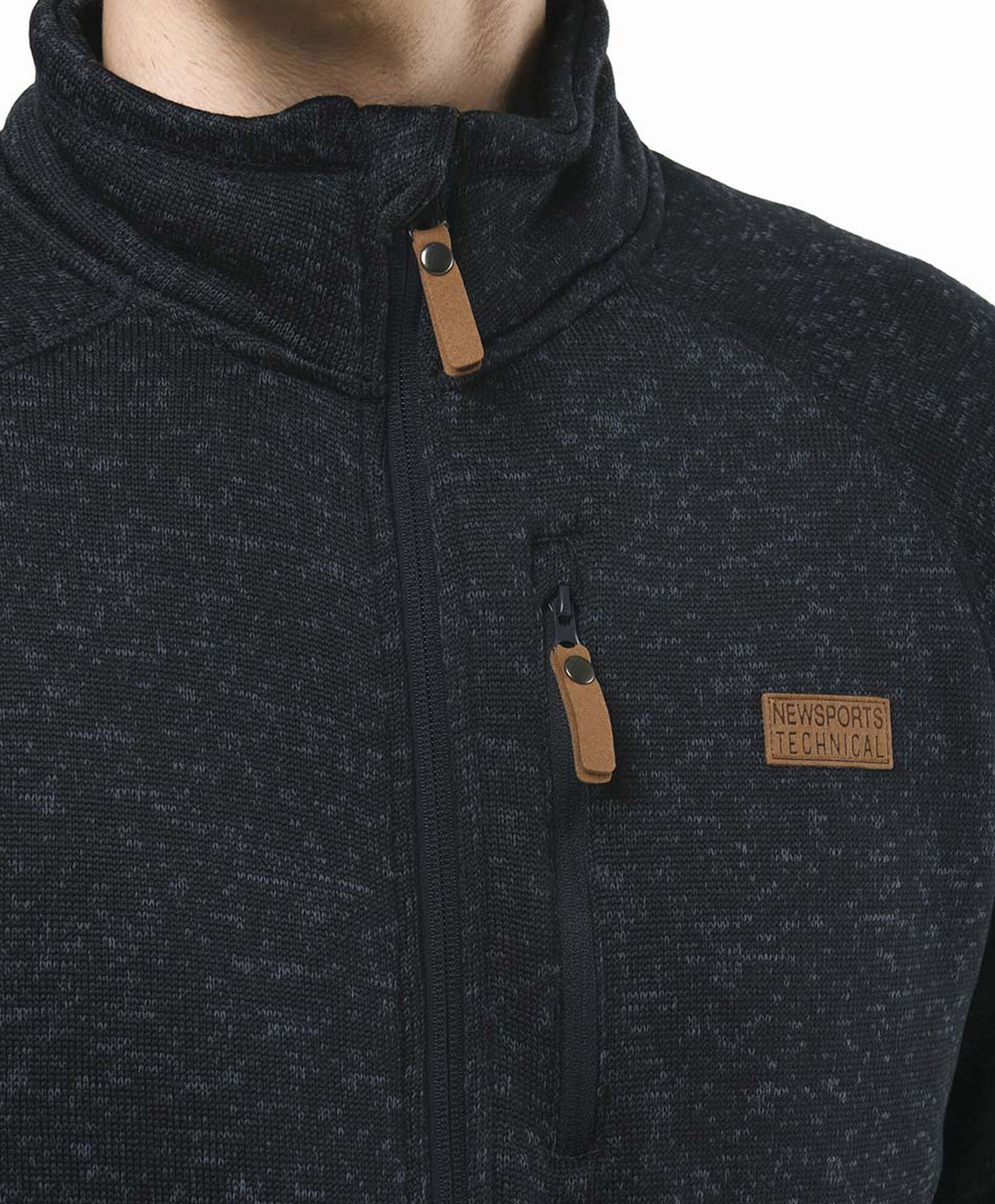 Chaqueta deportiva hombre jaspeada Chaqueta deportiva hombre jaspeada
