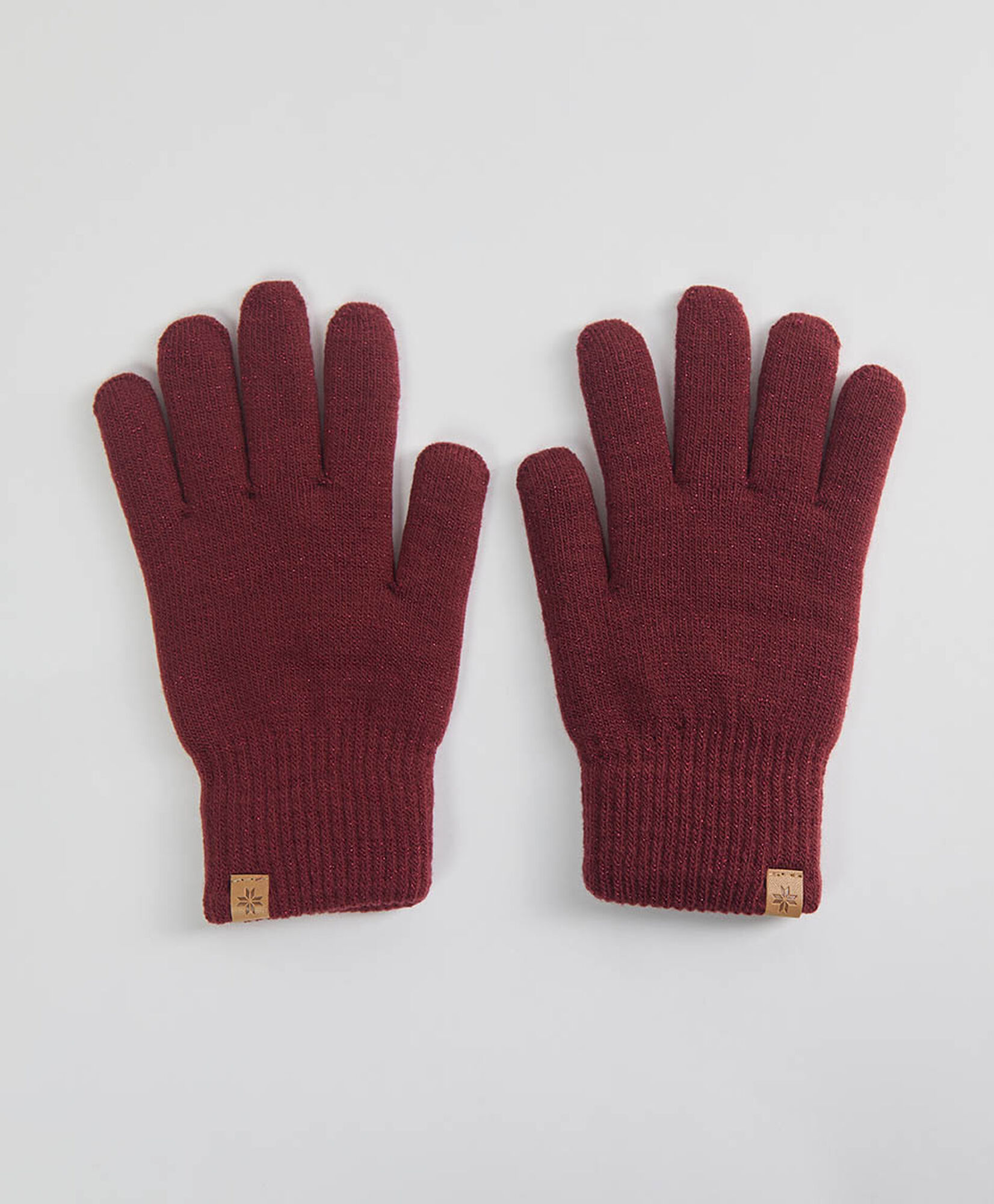Guantes mujer lurex rojos Guantes mujer lurex rojos