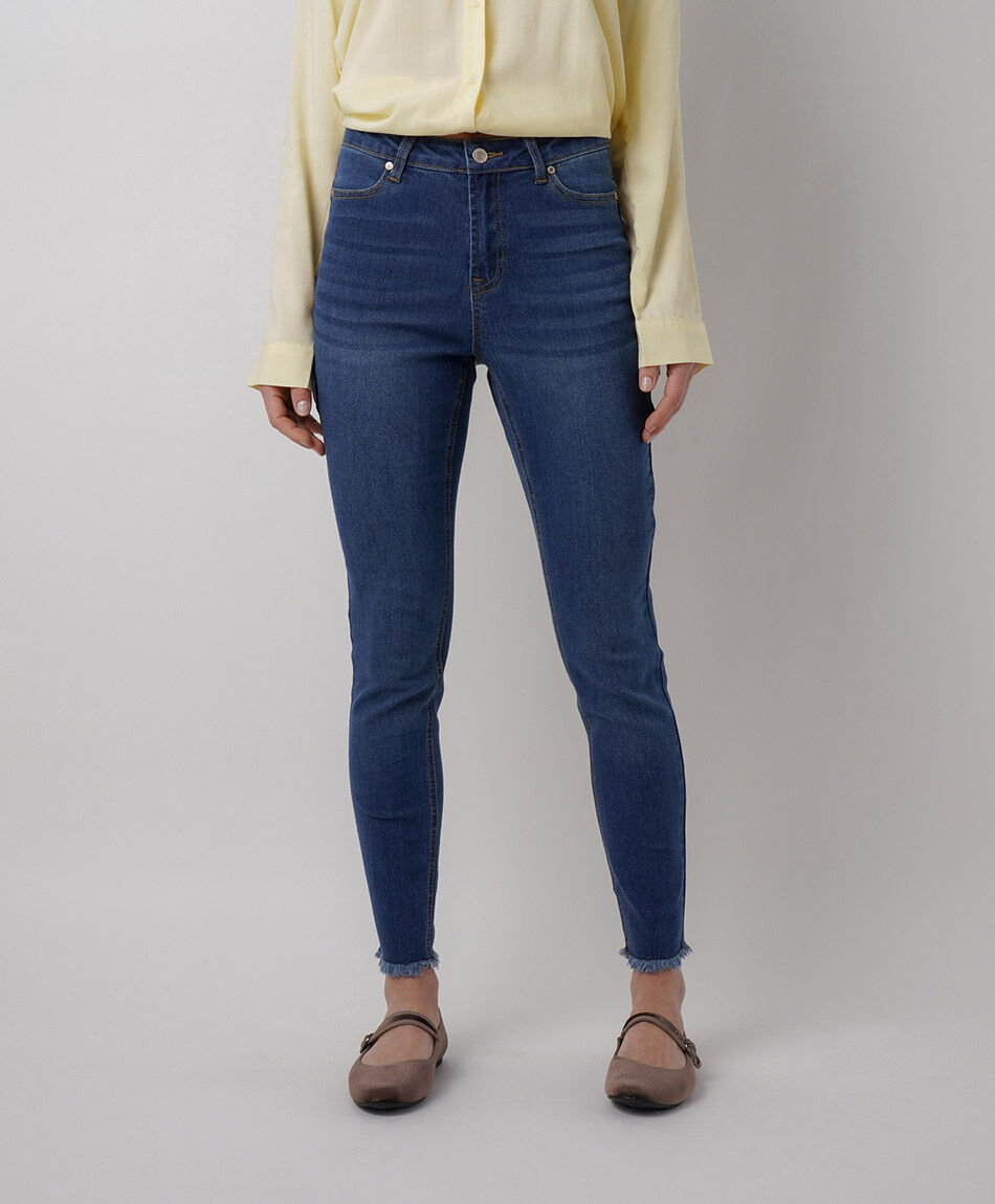 Jeans mujer skinny fit cl&aacute;sico