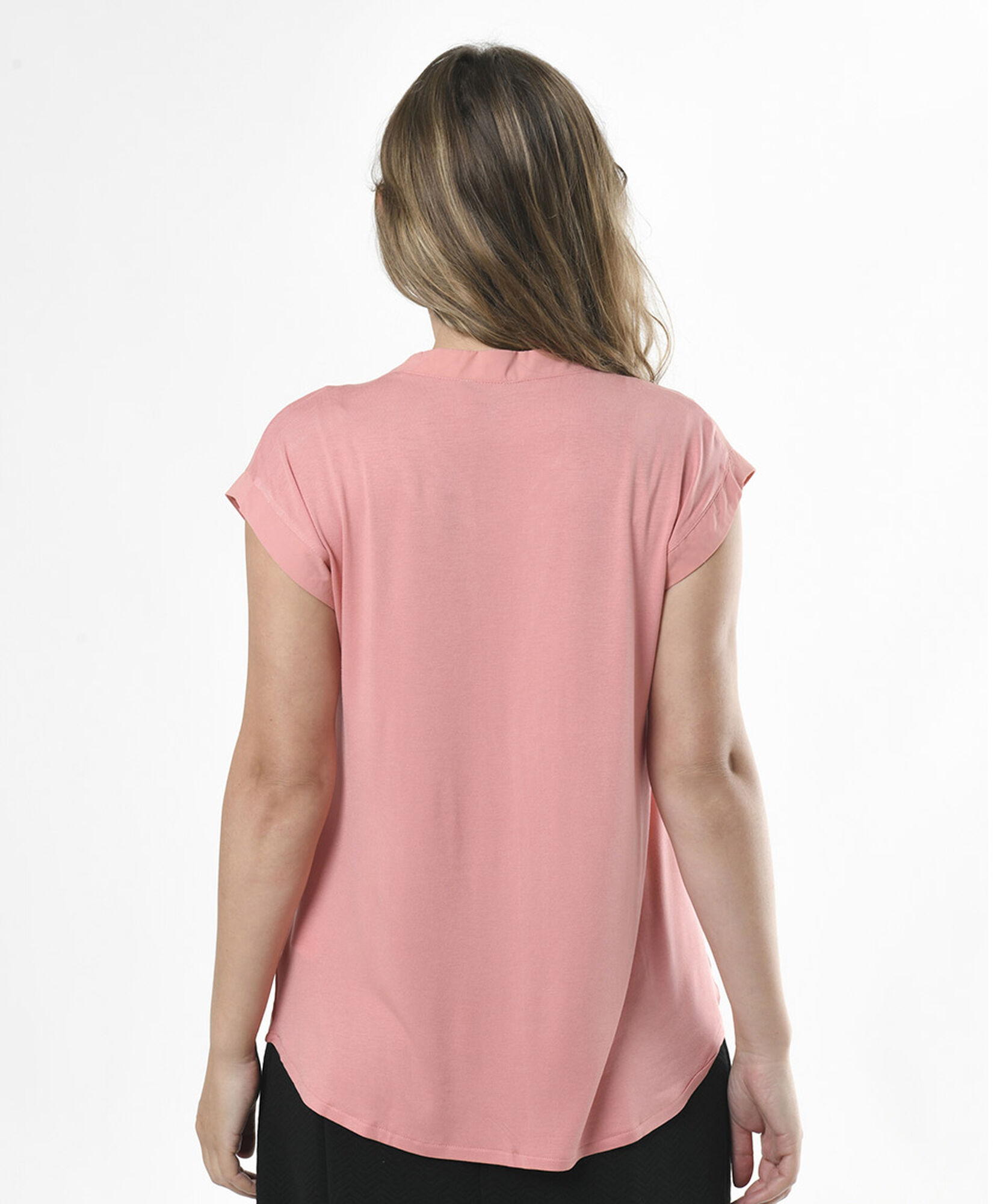 Polera mujer mix tejidos Polera mujer mix tejidos
