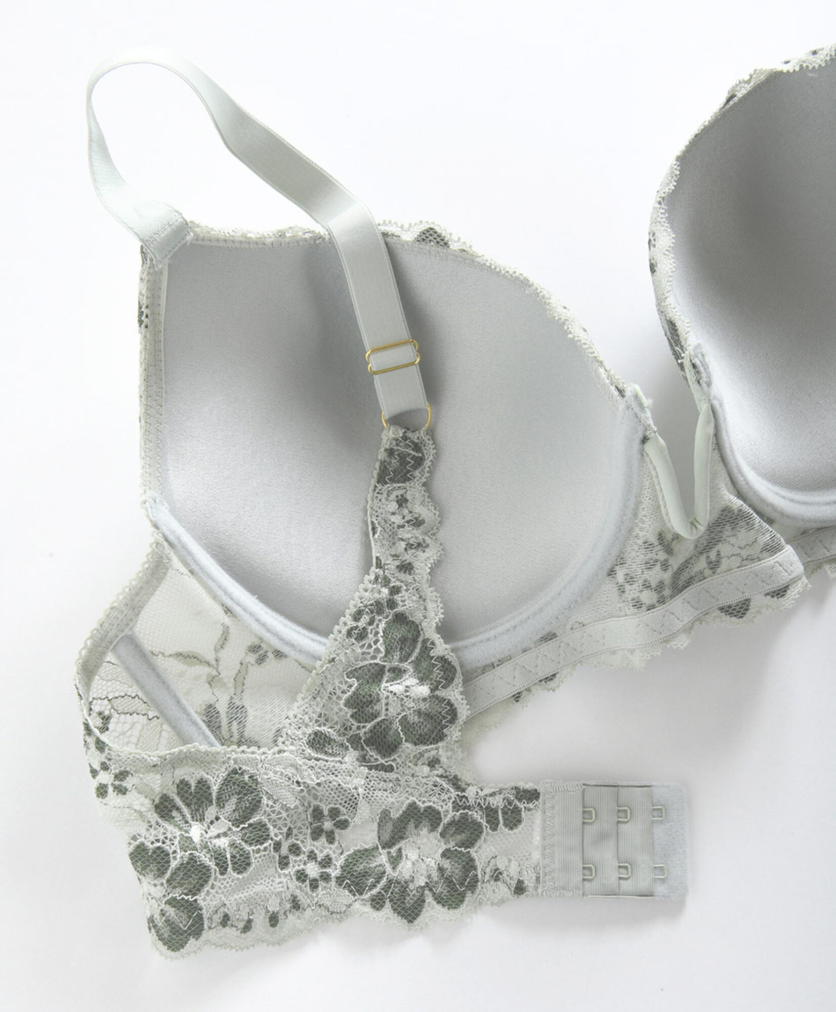 Sostén mujer floreado encajes verde Sostén mujer floreado encajes verde