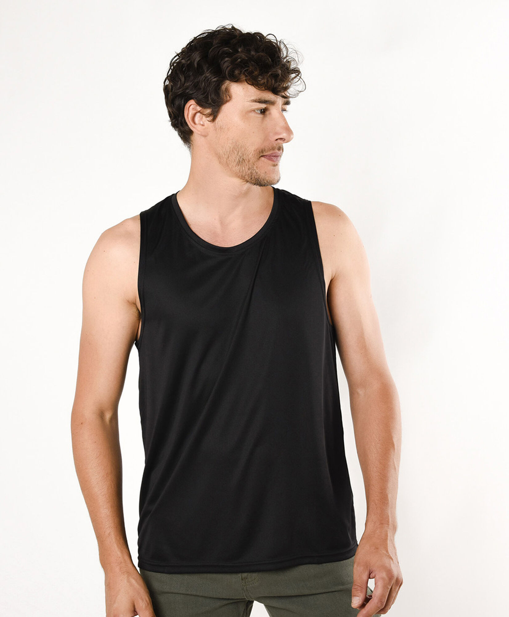 Polera hombre sin mangas colores Polera hombre sin mangas colores