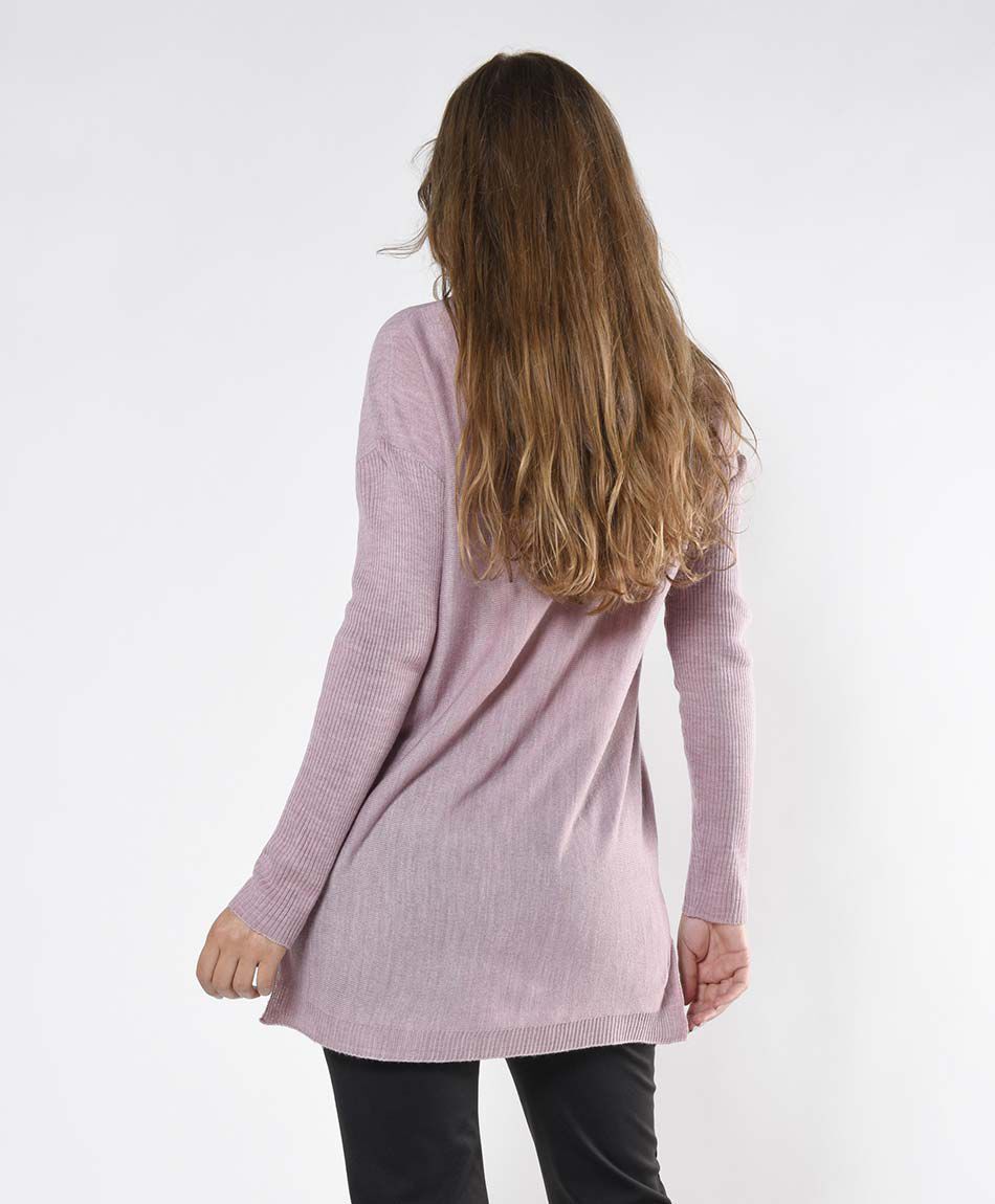 Sweater mujer bolsillos oversize