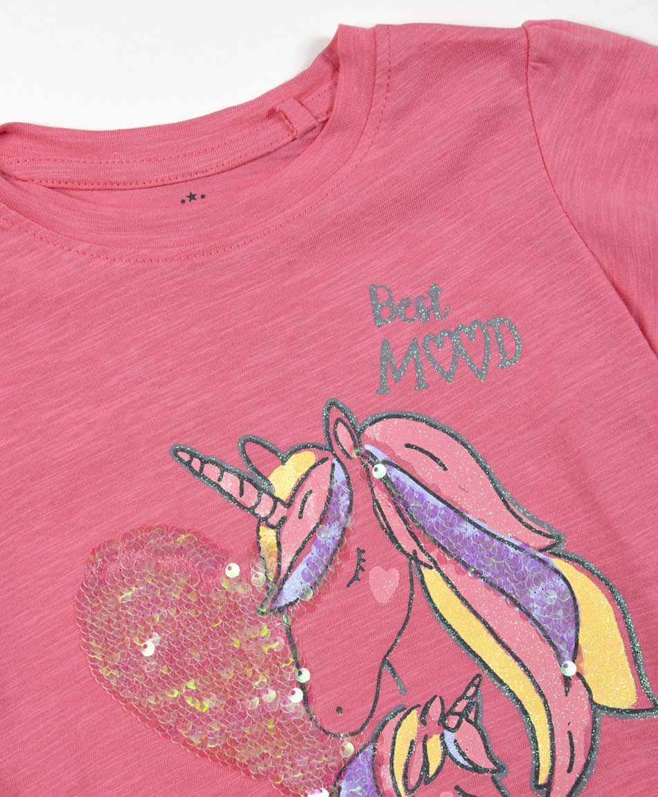 Polera beb&eacute; unicornio brillante