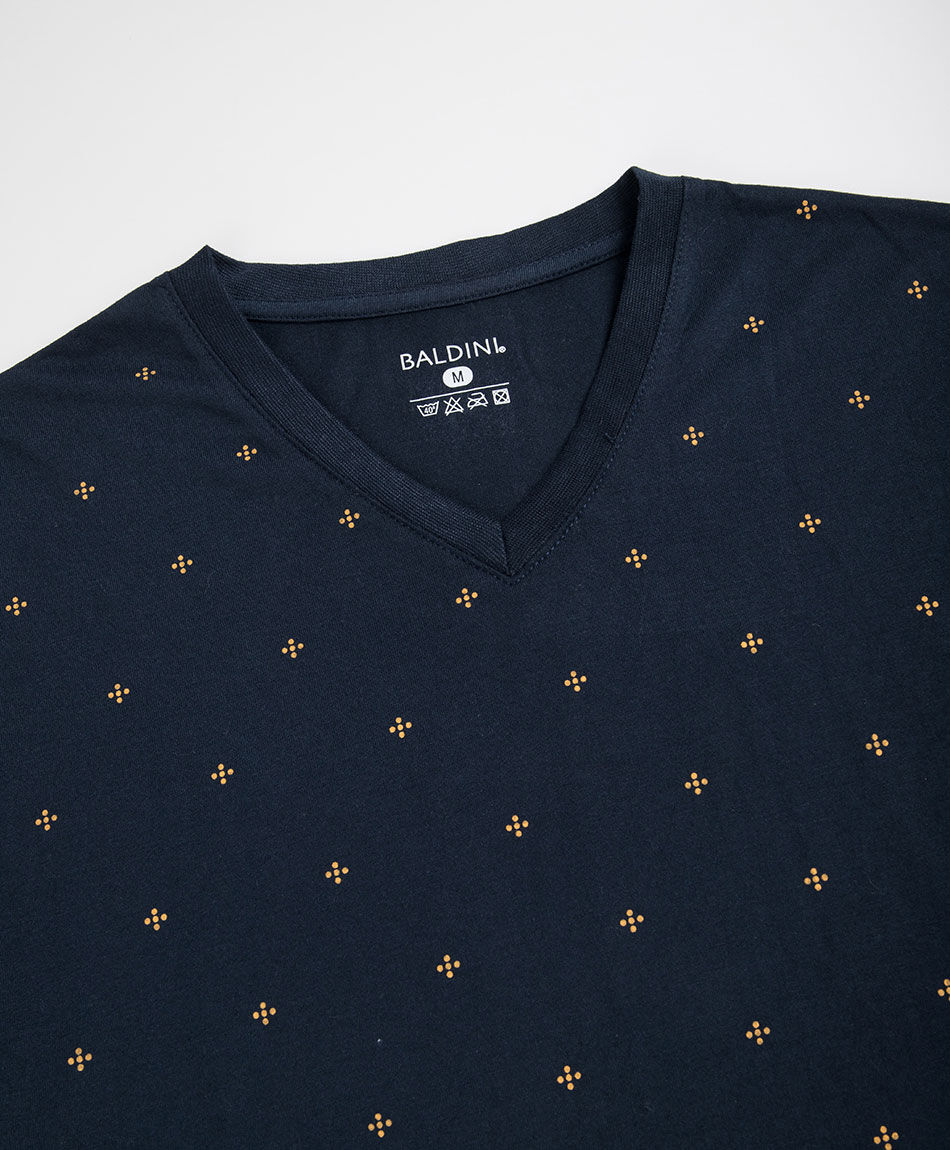 Pijama hombre short navy
