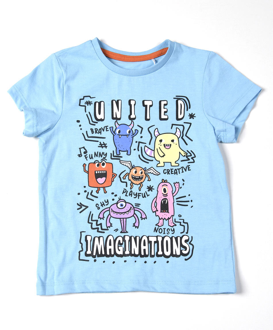 Polera bebé monstruos