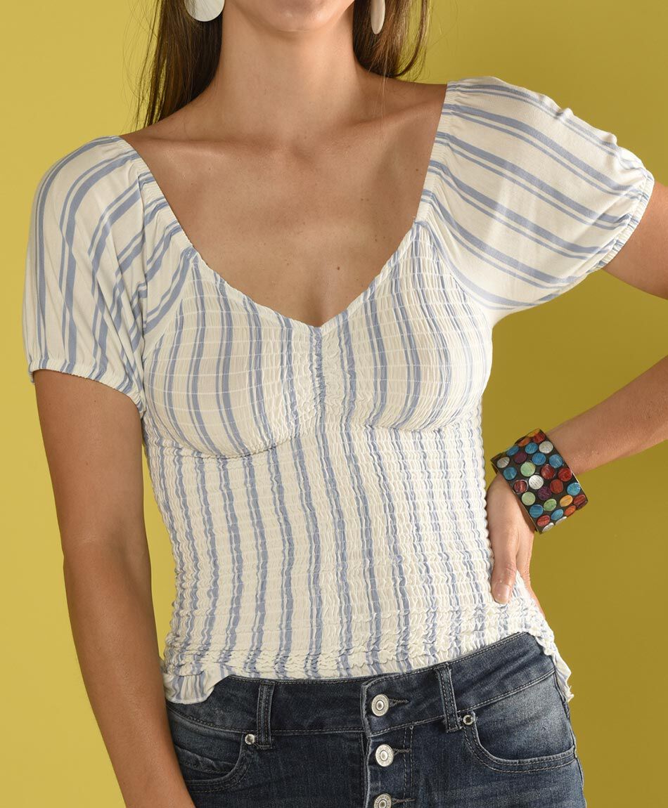Polera elasticada
