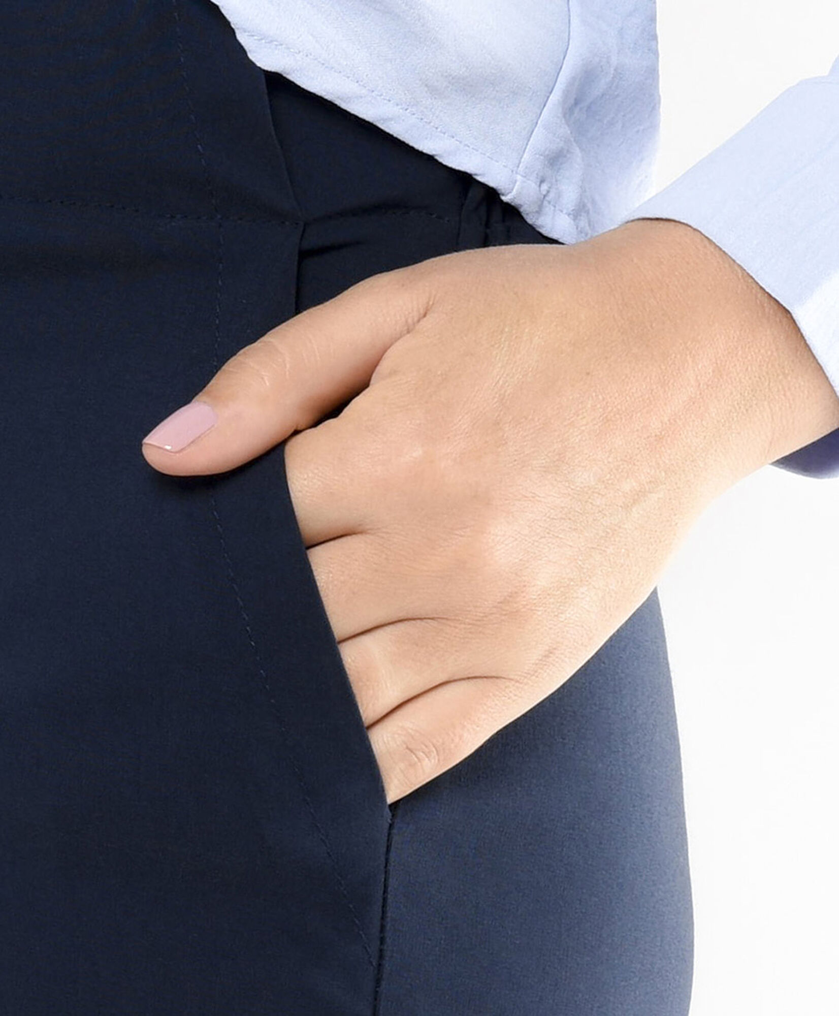 Pantalón mujer azul wide Pantalón mujer azul wide