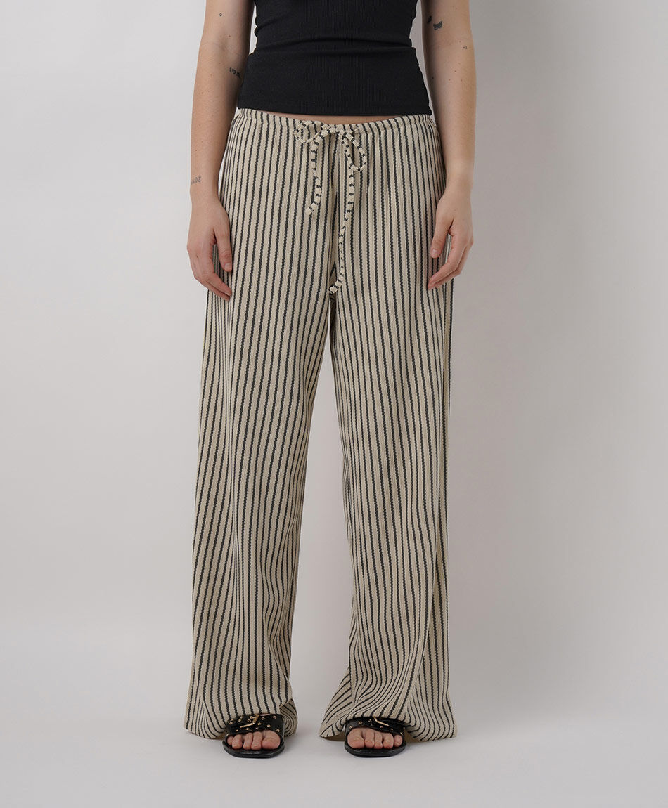 Pantal&oacute;n mujer rayas jacquard
