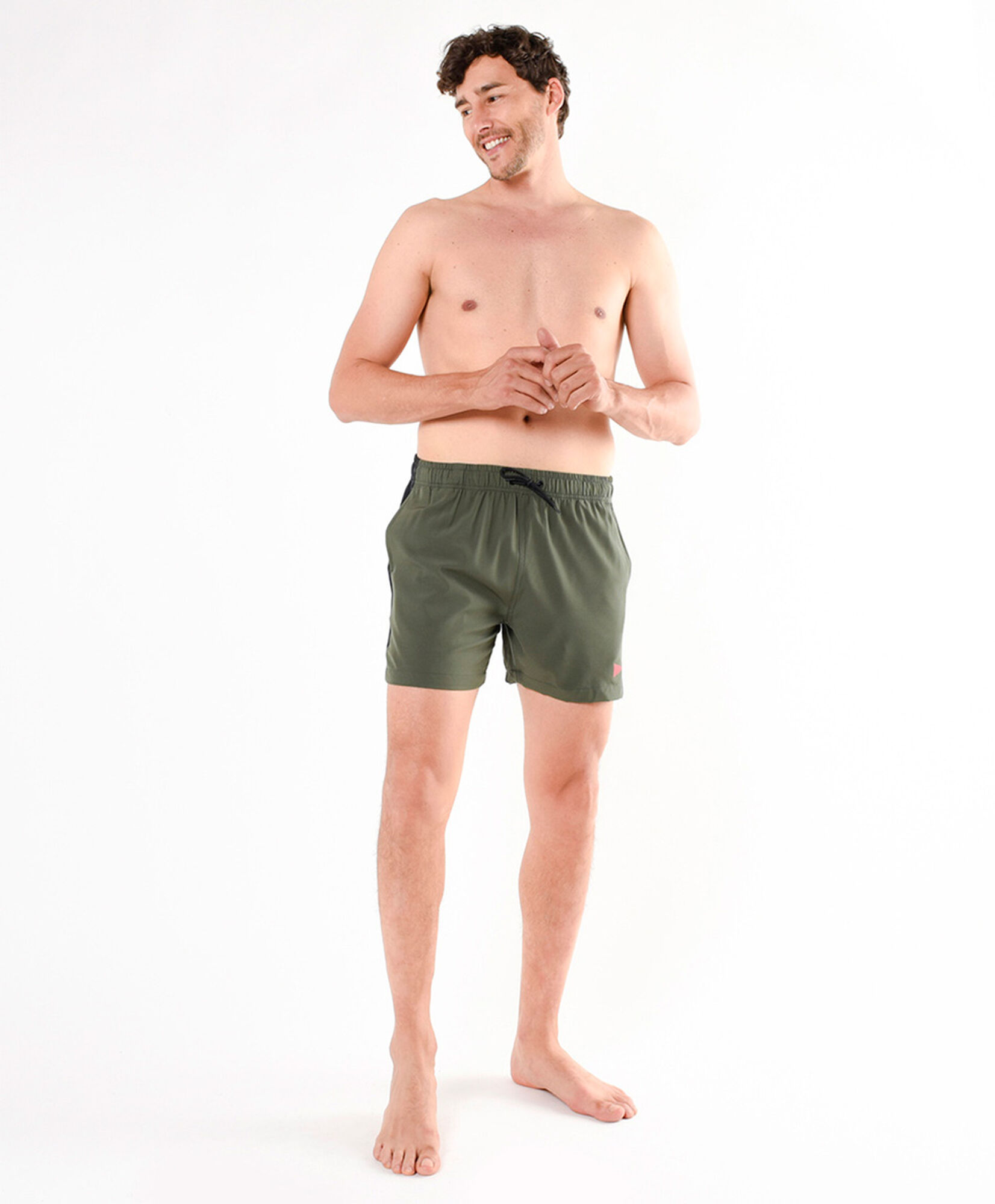 Traje de baño hombre verde Traje de baño hombre verde