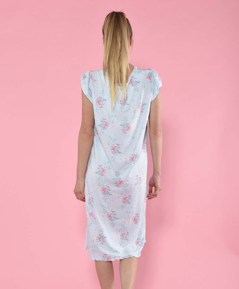 Camisola larga cuello en v
