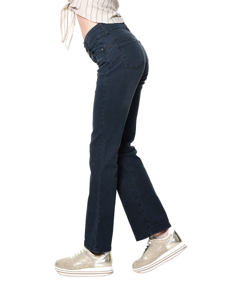 Jeans push up pretina alta