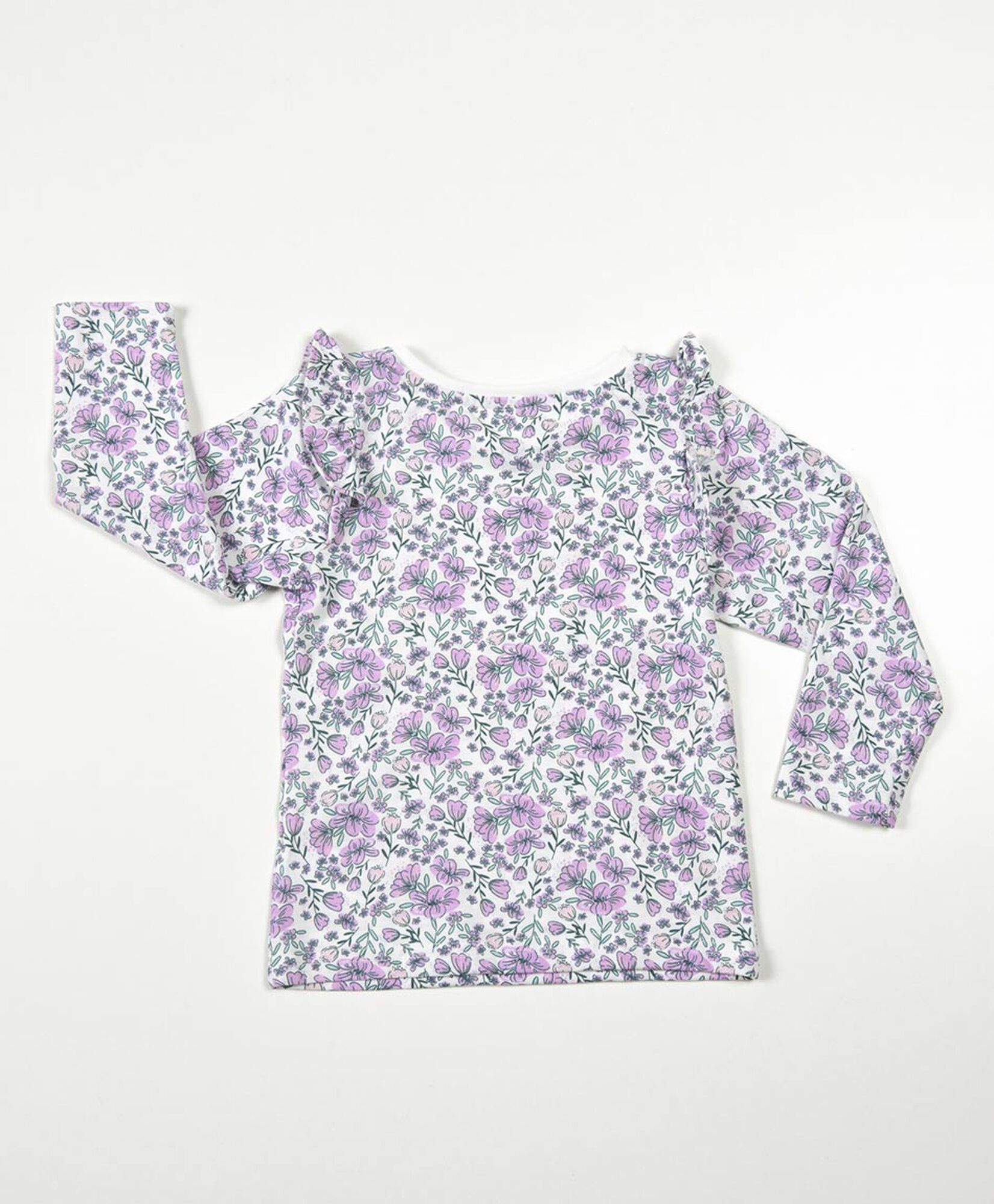 Polera bebé florcitas vuelos Polera bebé florcitas vuelos