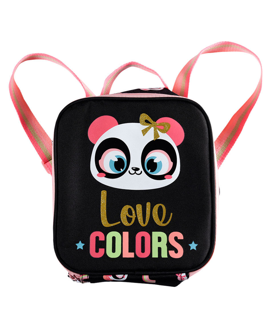 Mochila panda rosado