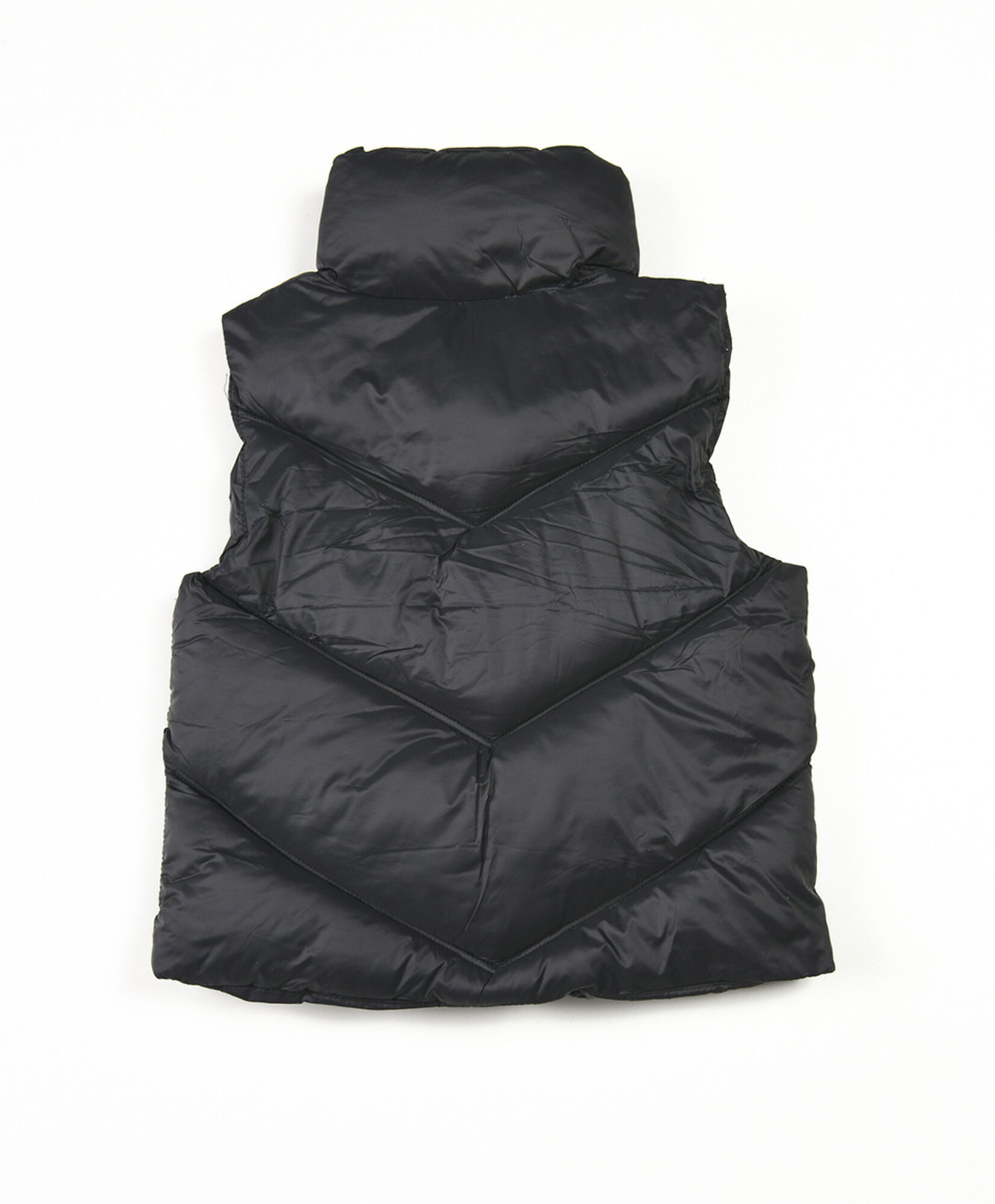 Parka niña sin mangas negra Parka niña sin mangas negra