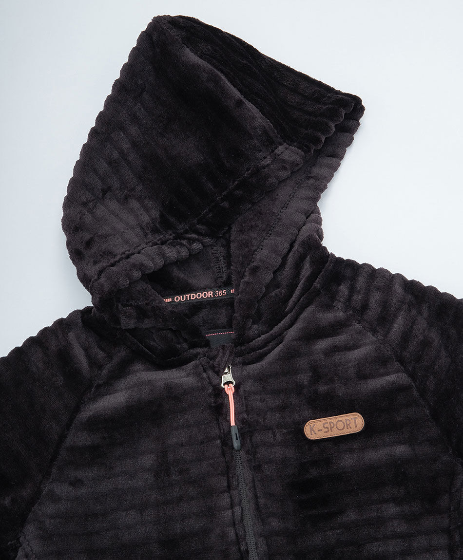 Polar deportivo mujer textura negro