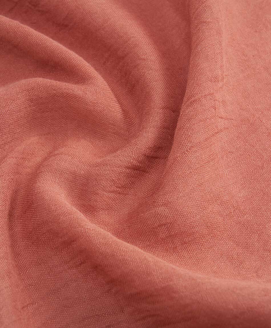 Bufanda mujer lisa coral