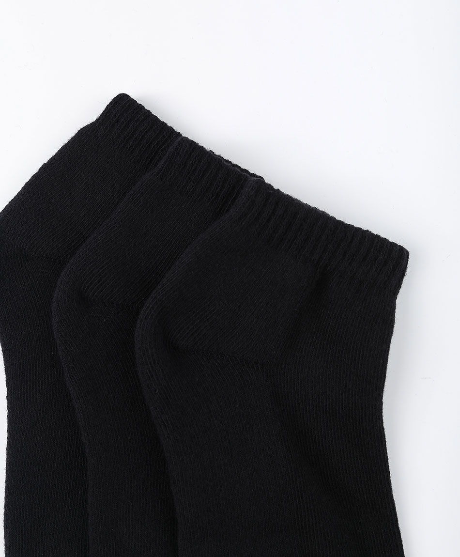 Tripack calcetines escolar algod&oacute;n negro