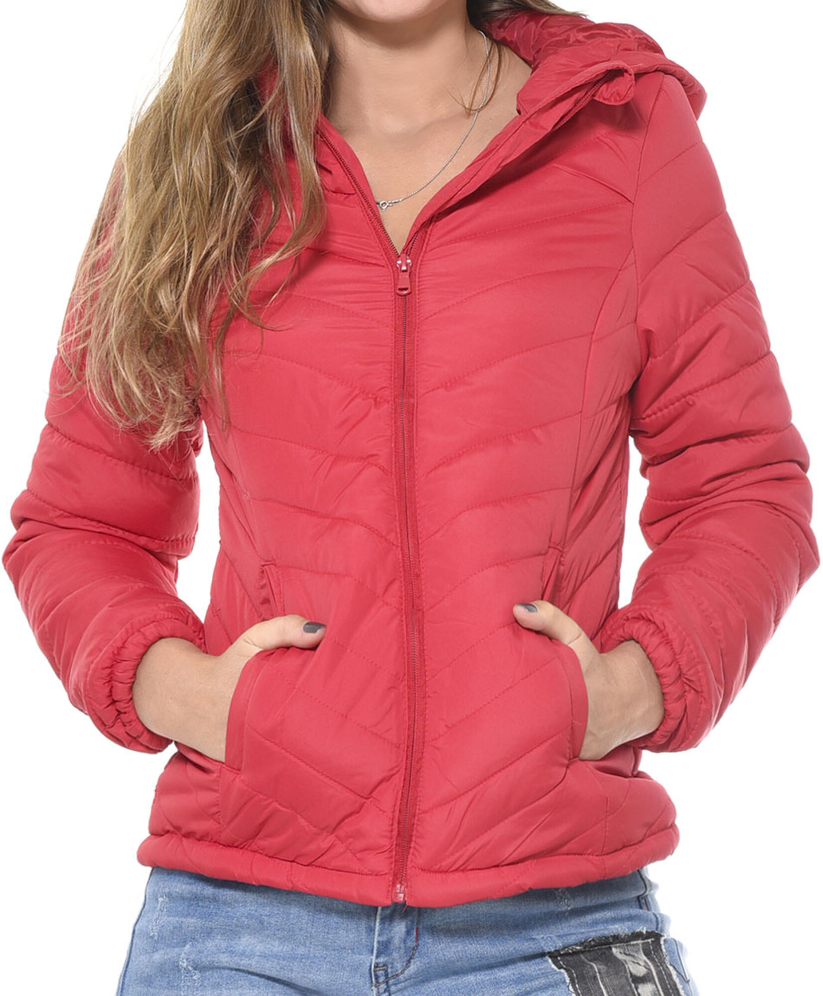Parka entallada pespunte Parka entallada pespunte