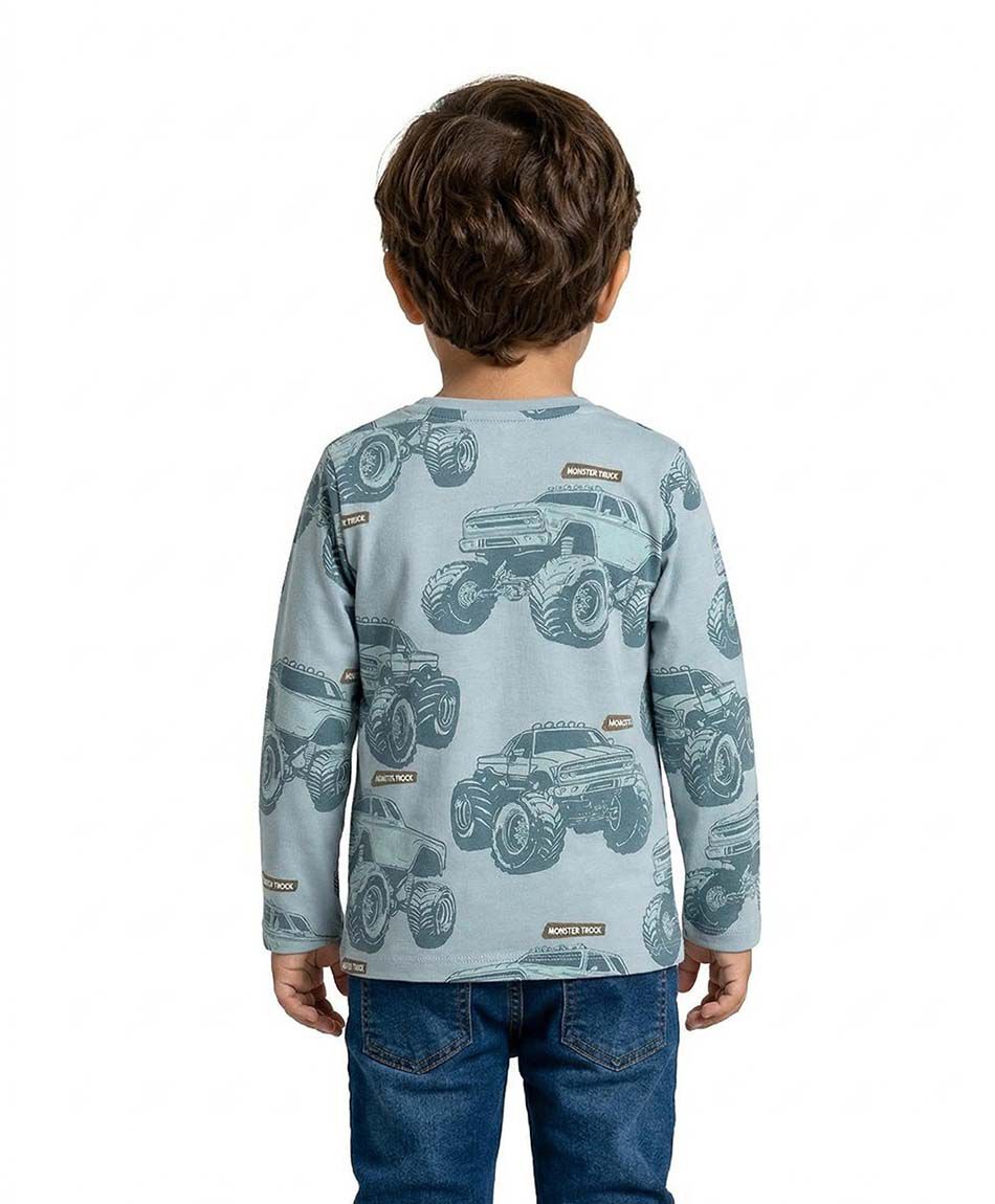 Polera beb&eacute; monster truck