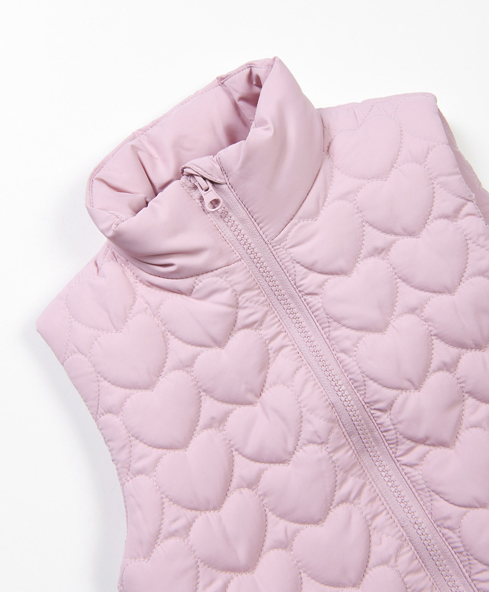 Parka bebé sin manga corazones Parka bebé sin manga corazones
